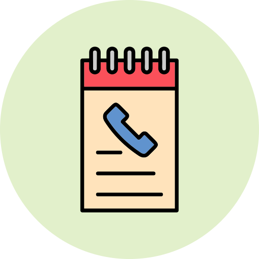 Notepad Generic Outline Color icon