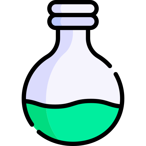 Flask Kawaii Lineal color icon