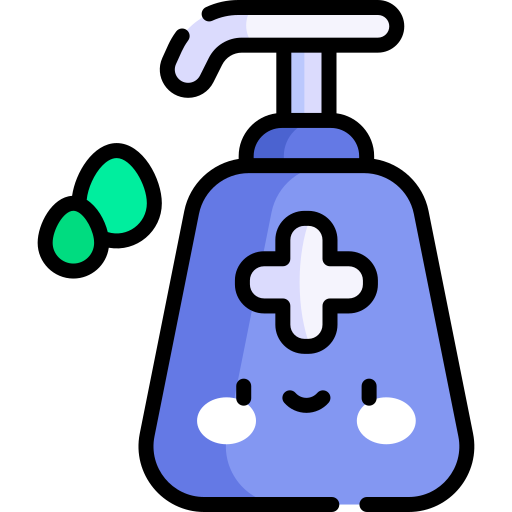 Hand sanitizer Kawaii Lineal color icon
