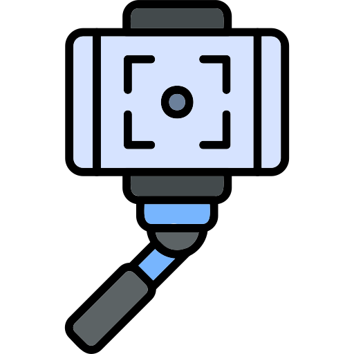 Selfie stick Generic Outline Color icon