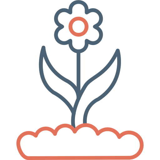 pąki kwiatowe Generic Outline Color ikona