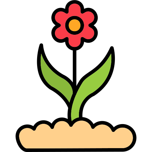 botões de flores Generic Outline Color Ícone