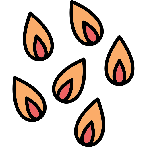 Лепестки цветка Generic Outline Color иконка