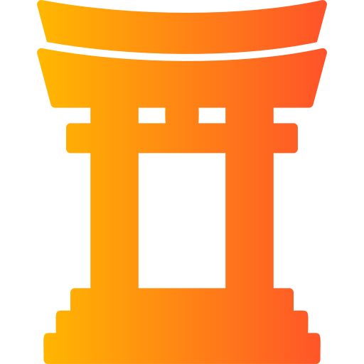 portail torii Generic Flat Gradient Icône