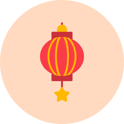 lanterne chinoise Generic Flat Icône