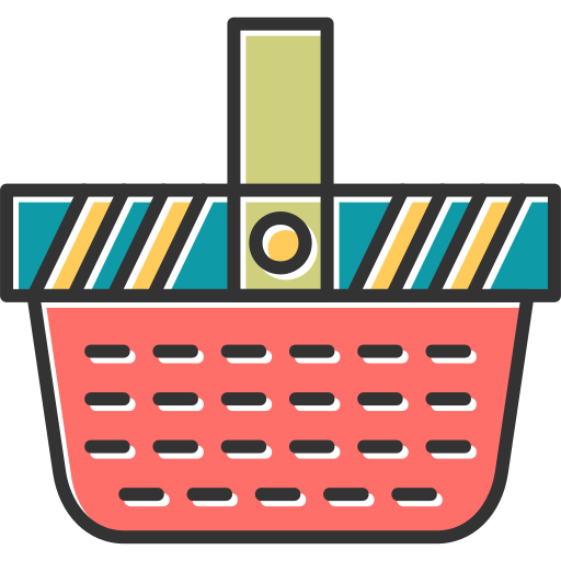 Picnic basket Generic Color Omission icon