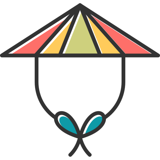 sombrero chino Generic Color Omission icono