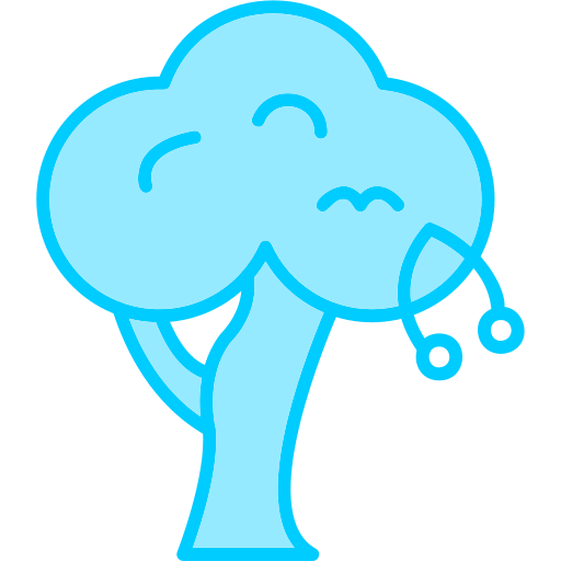 Cherry tree Generic Blue icon