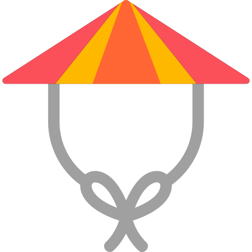 chapeau chinois Generic Flat Icône