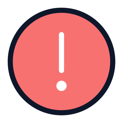 Exclamation Generic Outline Color icon