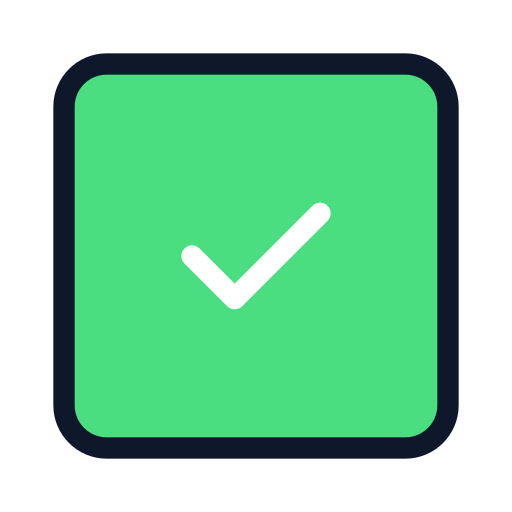 Tick box Generic Outline Color icon