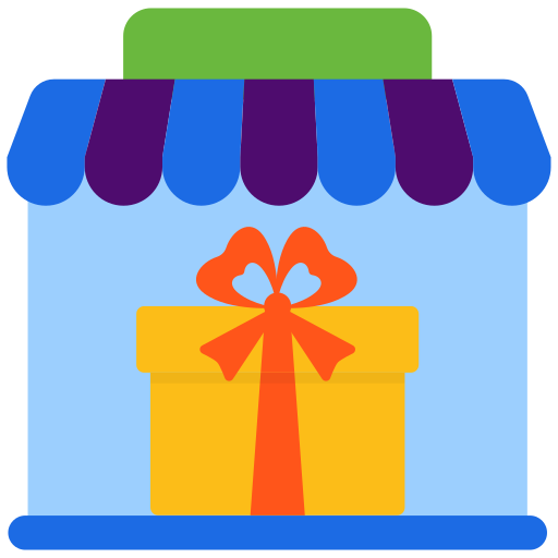 Gift shop Generic Flat icon