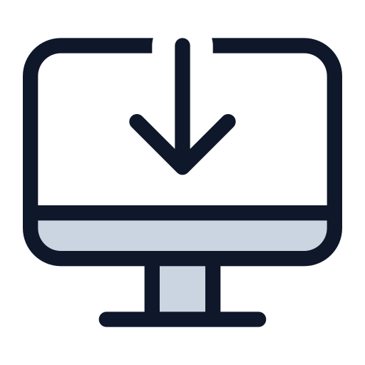 monitor Generic Outline Color icon