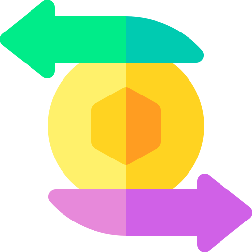 Transaction Basic Rounded Flat icon