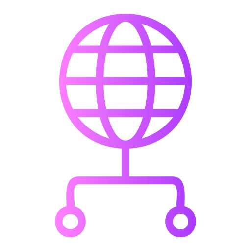 sieć globalna Generic Gradient ikona