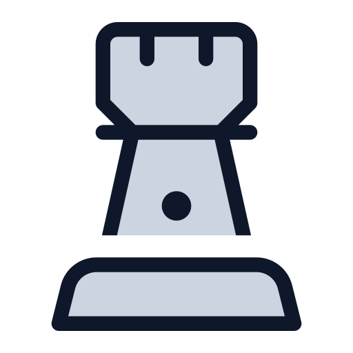 Rook Generic Outline Color icon