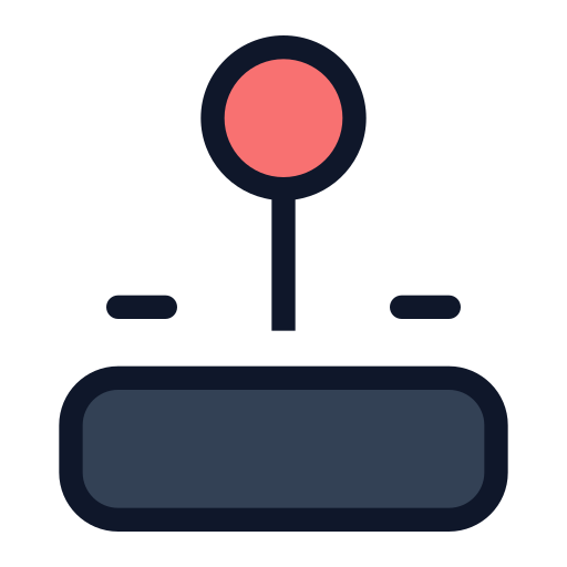 palanca de mando Generic Outline Color icono