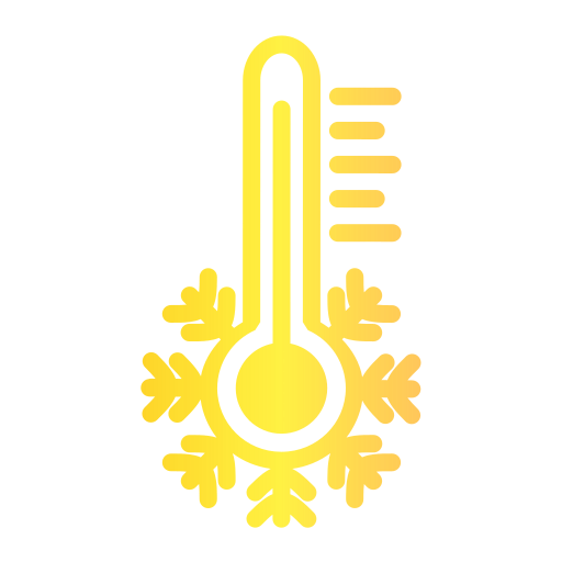 temperatuur koud Generic Gradient icoon