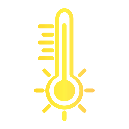 temperatura quente Generic Gradient Ícone