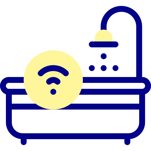 tina de baño Detailed Mixed Lineal color icono