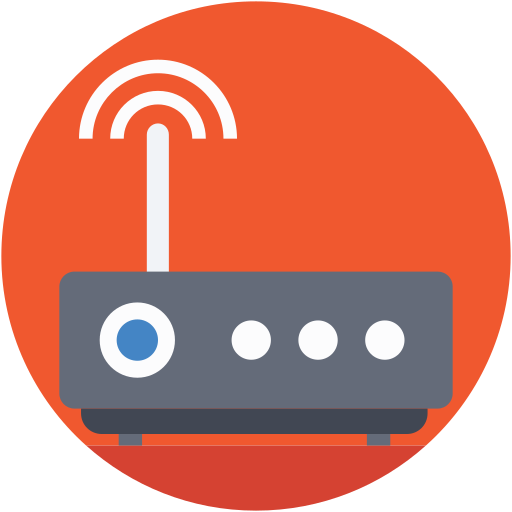 Wifi router Generic Rounded Shapes icon