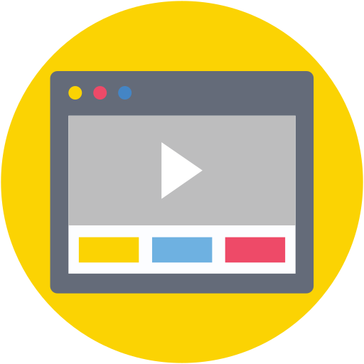 Video advertising Generic Rounded Shapes icon