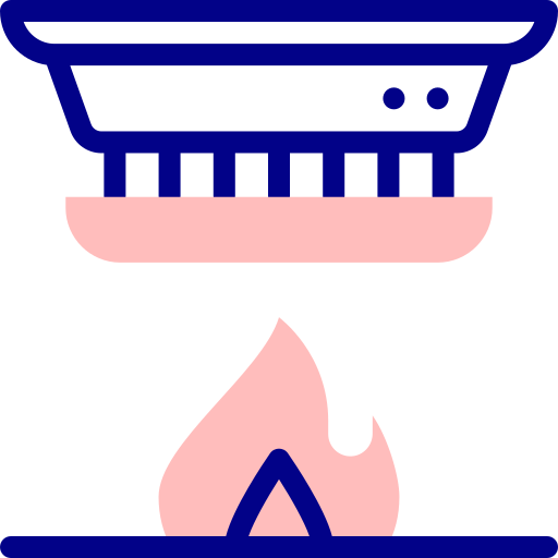 rauchmelder Detailed Mixed Lineal color icon
