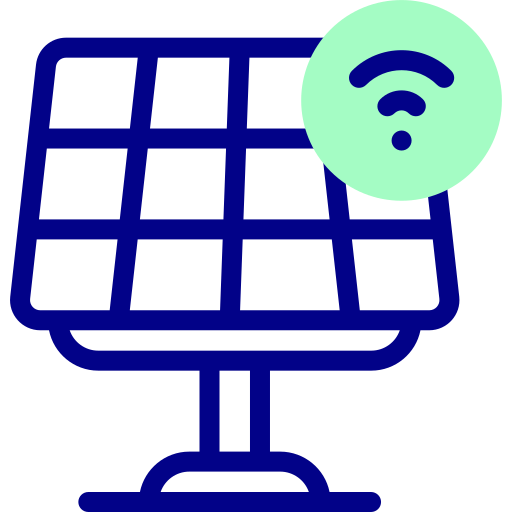 ソーラーパネル Detailed Mixed Lineal color icon