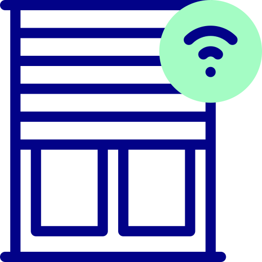 カーテン Detailed Mixed Lineal color icon