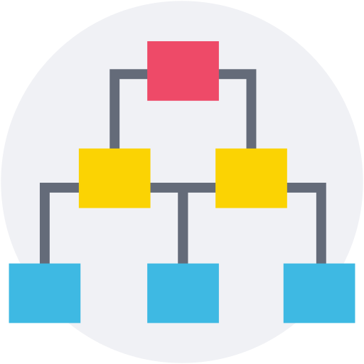 Sitemap Generic Rounded Shapes icon