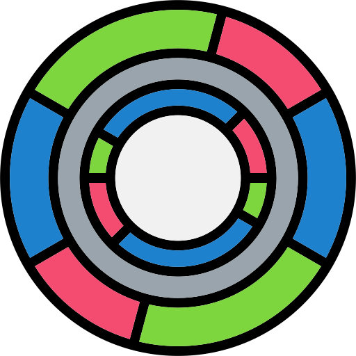 Диаграмма Generic Outline Color иконка