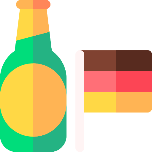 Germany Basic Rounded Flat icon