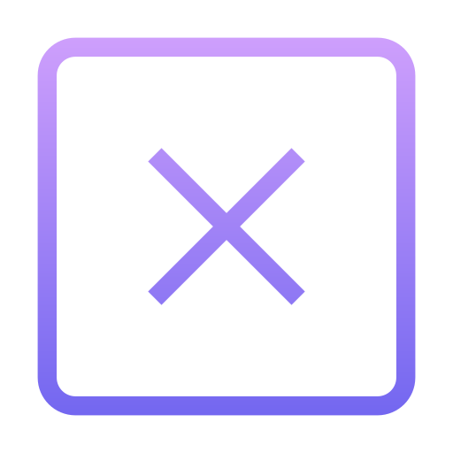 Cross Generic Gradient icon