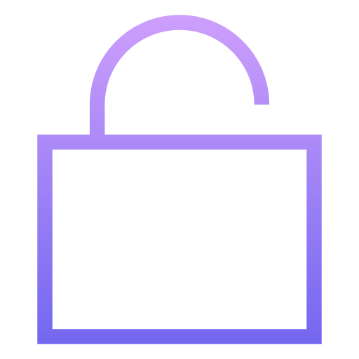 Unlock Generic Gradient icon