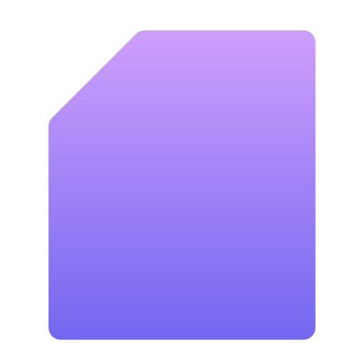 carta sim Generic Flat Gradient icona