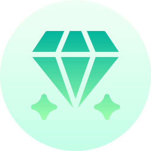 diamante Basic Gradient Circular icona