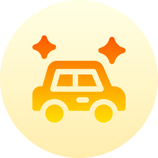 자동차 Basic Gradient Circular icon