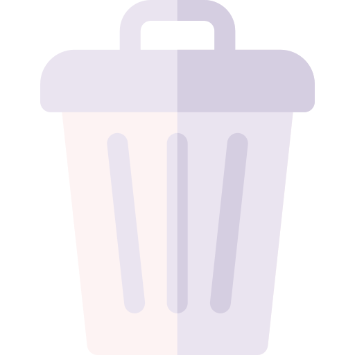 papierkorb Basic Rounded Flat icon