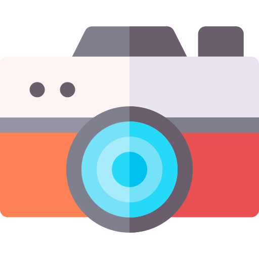 caméra Basic Rounded Flat Icône