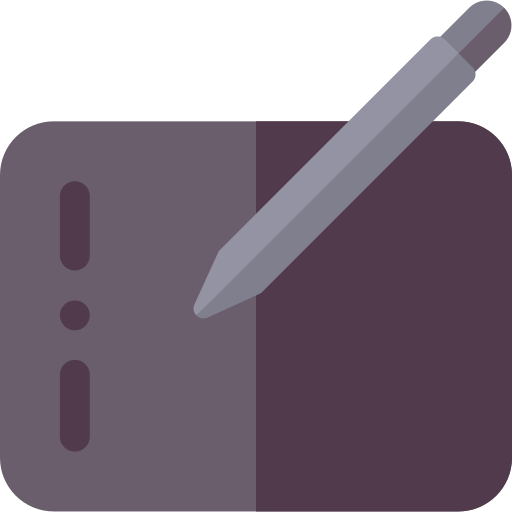 Graphic tablet Basic Rounded Flat icon