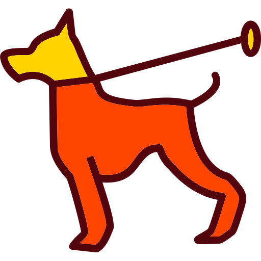hundespaziergang Generic Outline Color icon