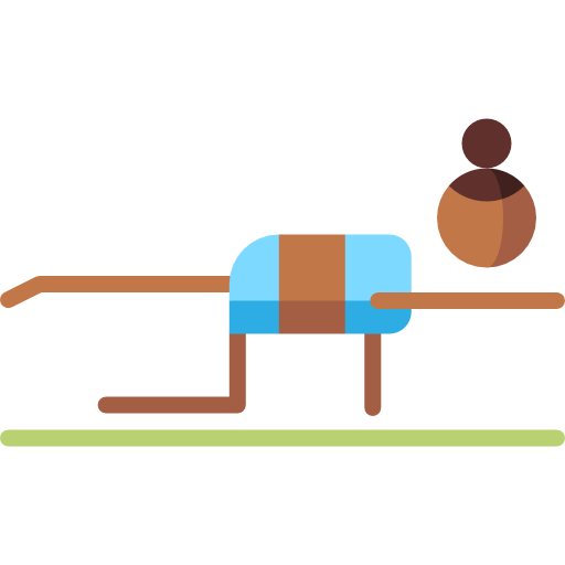 Fitness Puppet Characters Flat icon