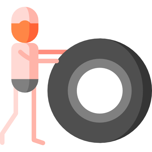 fitness Puppet Characters Flat icon