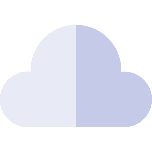 cloud computing Basic Rounded Flat icoon