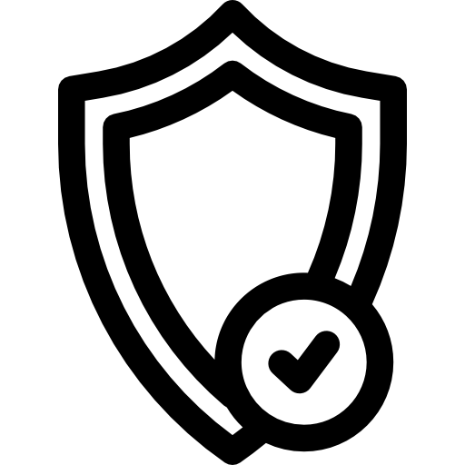 シールド Basic Rounded Lineal icon