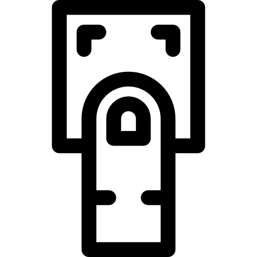 指紋スキャン Basic Rounded Lineal icon