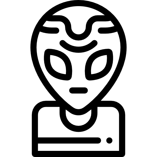 エイリアン Detailed Rounded Lineal icon