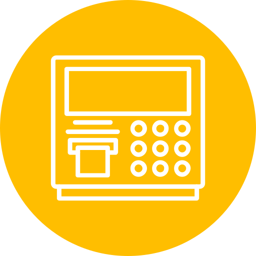 geldautomaat Generic Flat icoon