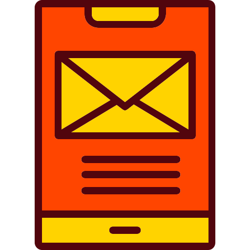 e-mail Generic Outline Color Icône