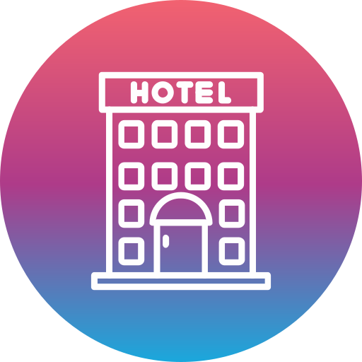 hotel Generic Flat Gradient icon